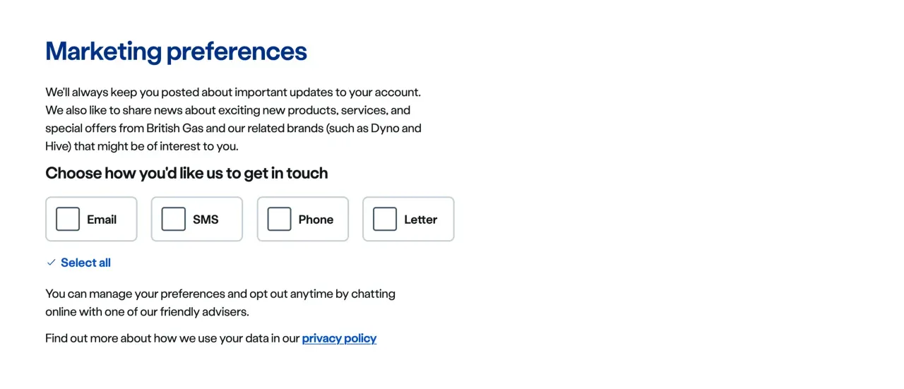 Labelled diagram of nsx-marketing-consent